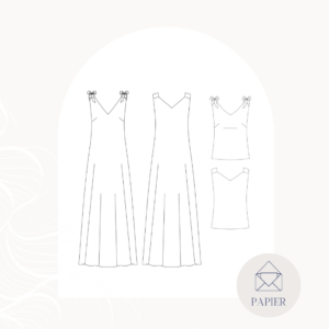 Top/ Kleid TILIA – Papierschnittmuster 158 168 178cm