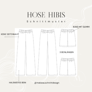 Hose HIBIS – Papierschnittmuster