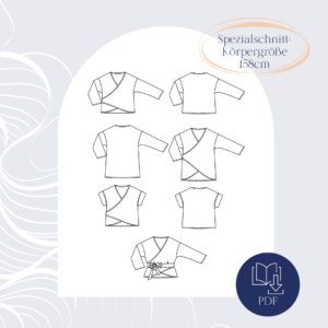 Pulli/ Shirt/ Wickelweste PRIMA – PDF 158cm